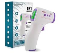 TB1 PRODUCTS Digital Forehead Thermometer for Adults & Kids - Touchless Infrared Thermometer with Fever Alarm, °C/°F Switch, Dual Body & Object Modes, Accurate No-Touch Readings in 1 Second