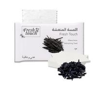 TB1 Products Luxury Towel Wipes 6 Pack - Oud Scent - Large 25x25cm Disposable Towels - Individually Wrapped Soft Napkins for Face, Hands & Body - Hot or Cold Use for Travel & Events
