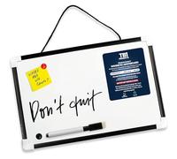 TB1Products A4 Mini Whiteboard Set - 10 Pack Dry Erase Boards - Portable Magnetic Whiteboard for Kids, Classroom, Home, Office - Small White Board for Writing & Drawing