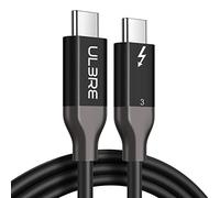 TB3 Cable 3.3ft 40Gbps 100W Charging, ULBRE Type-C to USBC USB4 5K60Hz 1m 20V/5A