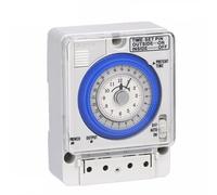 TB388 Non Power Failure 24 Hours Mechanical Timer Switch With Battery 100V-240V 15A Time Circuit Diagram 1Pcs