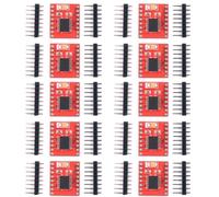 TB6612FNG & DRV8833 Dual-Channel DC Motor Driver Module for Robotics and Automation - 2.7V-10.8V Input, 1.5A per H-Bridge, Low-Power Sleep Mode, Includes 4 Modules + 8 Pin Headers