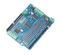 TB6612FNG Dual Motor Driver Module for Arduino Projects, Supports 2 Stepper or 4 DC Motors, 3.2A High Current Output, I2C for pwm Control, Compact Stackable PCB for Robotics and Automation Systems