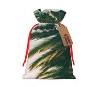 TBABMDPDM Los Angeles Palm Trees Print Christmas Gifts Bags,Burlap Bags with Drawstring Assorted Sizes for Party Favors