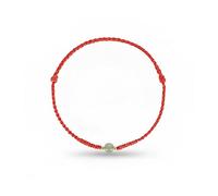 TBAKPU Hetian Jade Red/Black String Ankle Bracelet for Women - Lucky Charm & Adjustable Braided Foot Jewelry for Chinese Zodiac Year, One Size, cord, no gemstone