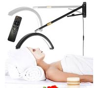 TBANVOO Aluminum Hanging Lash Lamp, Wall Mounted Half Moon Light Lamp, 3000K-6000K Color Temperature, 0%-100% Brightness Adjust, for Beauty Body Care