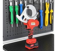 TBANVOO Cable Cutting Tool Kit, 21VDC 50/75/85/95mm Cordless ACSR Cable Cutter, Ratcheting Cable Cutter, with LED Digital Display, Charger & Box 95M
