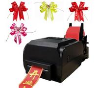 TBANVOO Digital Ribbon Label Printer, Lanyard Textile Foil Stamping Fabric Label Printing Machine, Supports 50+ Languages For Present Wrapping,Single