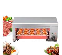 TBANVOO Salamander Broiler Countertop Grill, 2000W Stainless Steel Cheese Melter Machine, Countertop Salamander Broiler for Restaurant Kitchen Home Toast Sandwiches