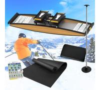 TBANVOO Simulated Ski Training Device, Glutes and Leg Workout Equipment with Adjustable Resistance, Ideal for Indoor Aerobic and Balance Fitness