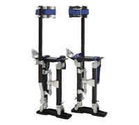 TBAPFS Drywall Stilts 15-23 Inch Height Adjustable Lifts Aluminum Tool for Painting Finishing Pruning Branches Cleaning - Black (15" - 23")