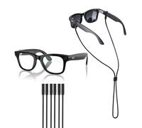 TBATAIL Glasses Strap for Ray-Ban & Oakley Meta Glasses - 3pcs Adjustable Sunglasses Straps Retainer Cords for Men Women kids - Eyeglasses Holder Lanyard String Chain Rope for Sports (Black)