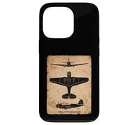 TBD Devastator Torpedo Bomber Vintage WW2 Plane Silhouettes Case for iPhone 13 Pro