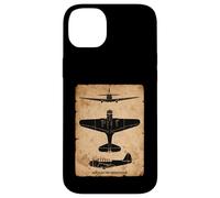 TBD Devastator Torpedo Bomber Vintage WW2 Plane Silhouettes Case for iPhone 14 Plus