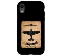 TBD Devastator Torpedo Bomber Vintage WW2 Plane Silhouettes Case for iPhone XR