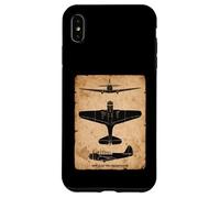 TBD Devastator Torpedo Bomber Vintage WW2 Plane Silhouettes Case for iPhone XS Max