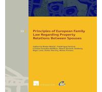 TBD Principles of European Family Law Regarding Property Relations TBD Multicolor