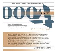 TBD SAT 4000: The 4000 Words Essential for the SAT Paperback Book TBD Multicolor