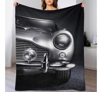 TBDUEPS Aston Martin DB5 Cuddle Blanket for Adults Cozy Home Décor Snuggle Blankets for Adults Car Grandma Snug Gifts 70x80inch(180x200cm)