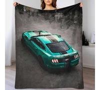 TBDUEPS Sleek Back GT Kids Fluffy Blanket Easy-Care Daughter Blanket from Mum And Dad Suitable for All Season for Anniversary Marriage Valentine 70x80inch(180x200cm)