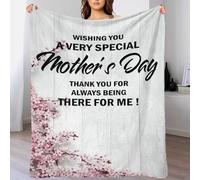 TBDUEPS Special Mothers Day Cuddle Blanket for Adults Cozy Home Décor Snuggle Blankets for Adults Car Grandma Snug Gifts 40x50inch(100x130cm)