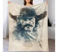 TBDUEPS The Paint Deadwood Blanket King Size Easy-Care Winter Blankets for Adults for Bed Queen Size for Lover Hubby Wifey Women Men 60x80inch(150x200cm)
