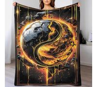 TBDUEPS Yin And Yang Kintsugi Cuddle Blanket for Adults Cozy Home Décor Snuggle Blankets for Adults Car Grandma Snug Gifts 70x80inch(180x200cm)