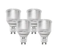 TBE LIGHTING 6.5w GU10 Spot Light Bulbs - 4 Pack - LED Long Barrel Reflector Bulbs with GU10 Base Fitting - 2700k Warm White - 650 Lumens - Replaces 11w CFL Bulb with Identical housing
