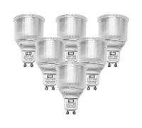 TBE LIGHTING 6.5w GU10 Spot Light Bulbs - 6 Pack - LED Long Barrel Reflector Bulbs with GU10 Base Fitting - 2700k Warm White - 650 Lumens - Replaces 11w CFL Bulb with Identical housing