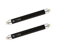 TBE LIGHTING Bank Note Checker Tubes T5 4w 150mm / 6''- CFL Bulbs - Creates Ultraviolet UV Black Light to aid in The Detection of Fake monetary Notes and passports - G5 2-Pin Base Fittings (2-Pack)