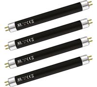 TBE LIGHTING Bank Note Checker Tubes T5 4w 150mm / 6''- CFL Bulbs - Creates Ultraviolet UV Black Light to aid in The Detection of Fake monetary Notes and passports - G5 2-Pin Base Fittings (4-Pack)