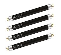 TBE LIGHTING Bank Note Checker Tubes T5 6w 225mm / 9''- CFL Bulbs - Creates Ultraviolet UV Black Light to aid in The Detection of Fake monetary Notes and passports - G5 2-Pin Base Fittings (4-Pack)