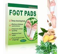 Tbeautfave Detox Foot Patches, 10PCS Ginger Foot Patches Foot Detox Pads to Remove Toxins Natural Cleansing Foot Pads for Stress Relief Enhance Blood Sleep Aid Sleep Patches Feet Care