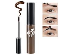 TBeautfave Peel Off Tattoo Eyebrow Gel, Brown Tint Kit, Waterproof Long-lasting Staining Brow Dye, Natural Tearing Semi-permanent Pomade, 6g