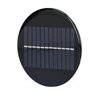 Tbest 0.8W 6V 10cm Round Solar Panel DIY Solar Charging Board for Light, Small Batteries, Home Projects, and Scientific Experiments