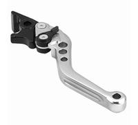 Tbest 1 Pair CNC Aluminum Alloy Motorcycle Scooter Modification Double Disc Brake Lever (White)