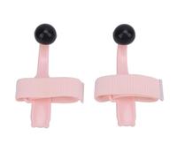 Tbest 1 -pair Piano Finger , Strong Support Rubber Posture Correction Finger for Piano Practice (Pink)