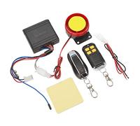 Tbest 1 Way Motorcycle Remote Control Alarm Kit 12V Theft Security System with 4 Sensitivity Levels for Scooters Motorbikes