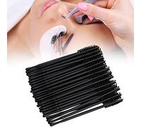 Tbest 100 Pcs for Disposable Eyelash Brush Pravage Brush for Make -up of Eyelashes for Beauty Enthusiasts and Plastic Make -ups + Pink/Blue Cotton/Red/Black/Yellow Rose/Yellow