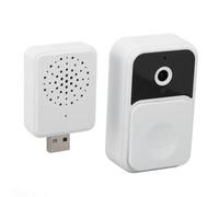 Tbest 1080P Doorbell Camera Wireless WiFi Video 2 Way Intercom HD Security Real Time for App 90 Degree Wide Angle Smart Home Device Front Door Monitoring