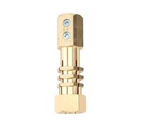 Tbest 10mm Copper Welding Locking Head Adapter for Dent Repair | 10mm Copper Welding Locking Head with Slotted Clamp and Dual Screw Mounting for Compatible Sheet Metal Dent Repair Guns