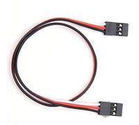 Tbest 10pcs 300mm JR Male to Male Servo Extension Wire Cable for RC Car Airplane Helicopter PVC Insulation High Conductivity Lithium Battery Balance Plug