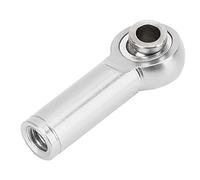 Tbest 10pcs Aluminium Alloy Tie Rod End for 1/10 Rc Car M4 Positive Negative Thread Push Link Joint Duty Crawler Truck Upgrade Parts (Silver)