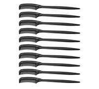 Tbest 10PCs Plastic Eyelash Comb Light Durable Brush Tools for At Home and Professional Use
