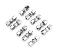 Tbest 10PCS Quick Brake Line Connector for OE 123456 4.75mm Braking Cable Metal Replacement No Flaring Tool Needed Car Accessory