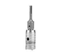 Tbest 10Pcs TCT Drill Set Plus Extension Shank Tungsten Carbide Masonry Hole Cutters for Concrete Brick Block Plumbing HVAC Ventilation
