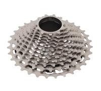 Tbest 12 Speed Bike Cassette 32T Lightweight Hollow Design Steel Flywheel Smooth Gear Shifting for Road Bikes High Strength Resistant Durable Cycling Component (Silver)