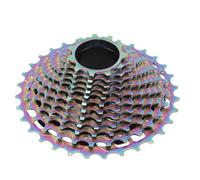 Tbest 12 Speed Bike Cassette 32T Lightweight Hollow Design Steel Flywheel Smooth Gear Shifting for Road Bikes High Strength Resistant Durable Cycling Component (Color)