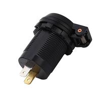 Tbest 12V USB PD Type QC 3. IP66 Fast Charging Intelligent Identification for Motorcycle Boat RV ArgerUSB Port Socket with Port USB+PD Charging You Provide and Maximum Security