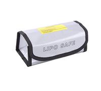 Tbest 1pc Lipo Battery Guard Fireproof Charging Bag Explosion Proof Pouch for Rc Drone Batteries High Temperature Material with Hook & Closure for Safe Storage & Transport